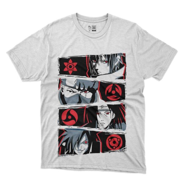 camiseta uchiha sharingan