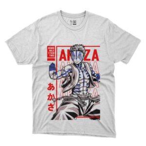 camiseta de akaza demon slayer