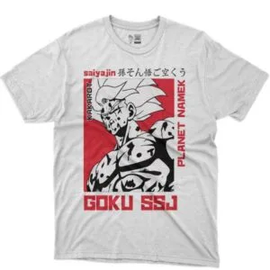 camisetas de goku ssj