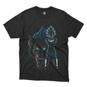 camisetas de dragon ball vegeta mono