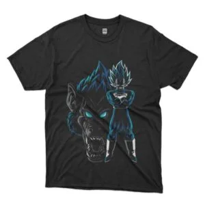 camisetas de dragon ball vegeta mono