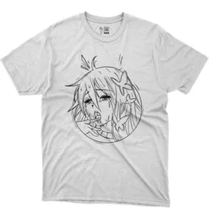 camiseta silueta waifu