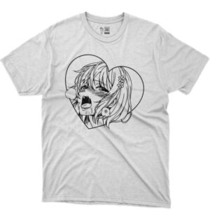 camiseta chica anime ahegao