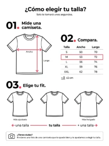 como elejir una talla correcta