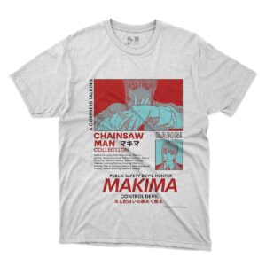 camiseta chainsaw man mujer