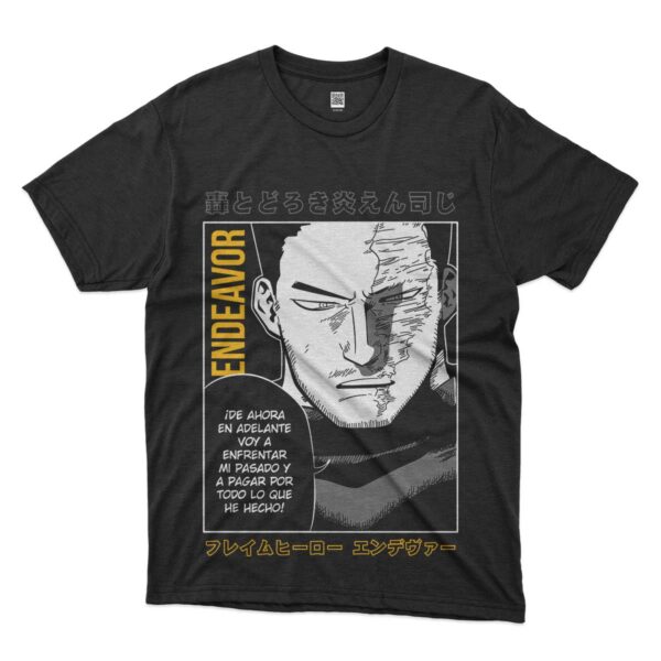 camiseta endeavor bnha