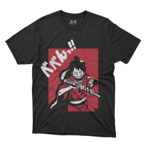 camiseta de one piece luffy wano