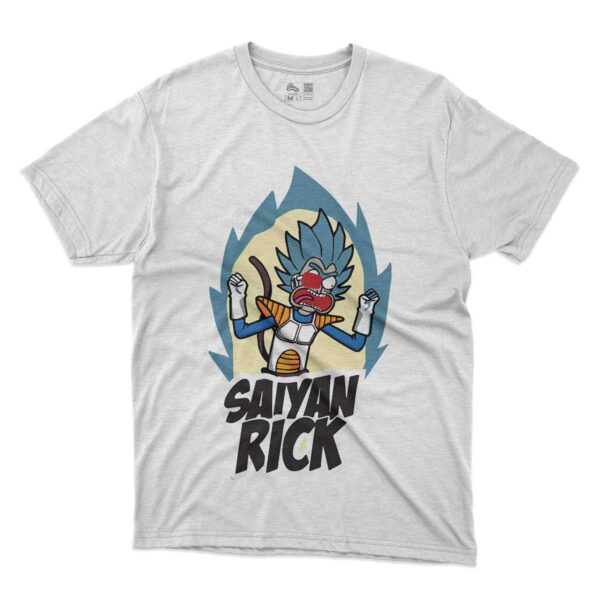 camiseta saiyan rick