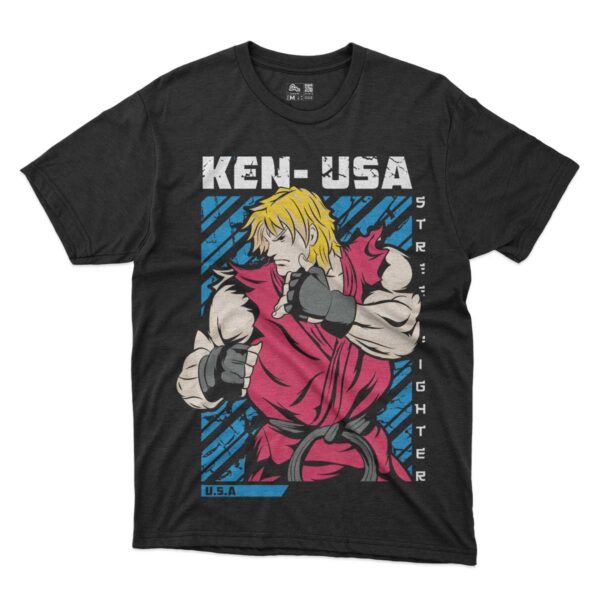 camiseta street fighter ken