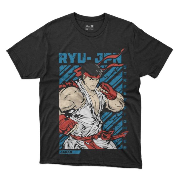 camiseta de ryu street fighter ecuador