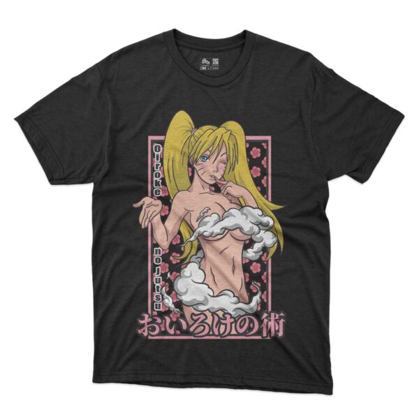 camiseta de naruto en modo chica