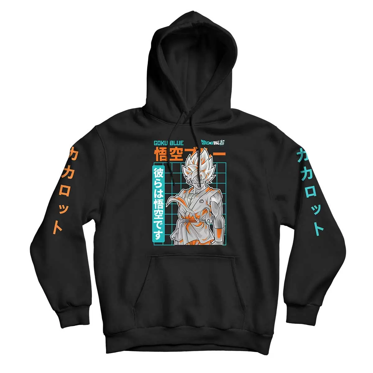 Chompa con capucha de Dragon Ball Super Goku Blue Tu Tienda Shoka