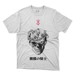 camiseta de berserk calavera