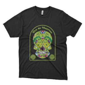 camisetas de día de muertos calabera