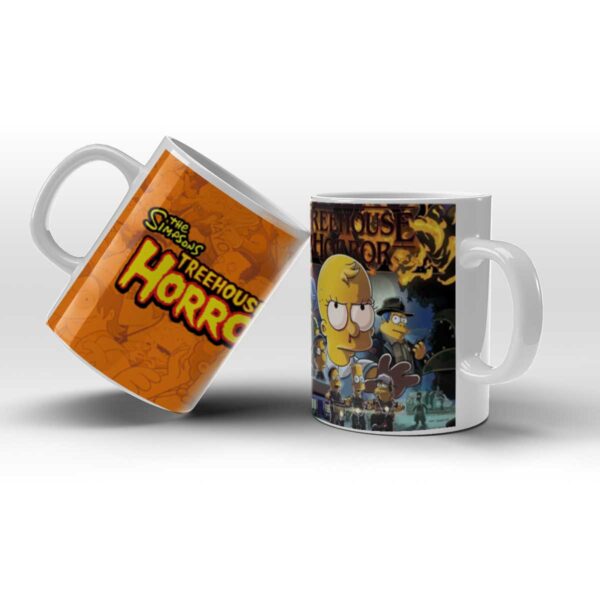 taza de los simpson casita del horror