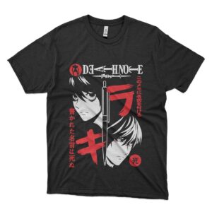 camisas de death note l y kira