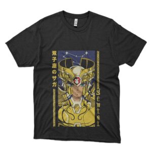 caballeros de zodiaco camiseta geminis