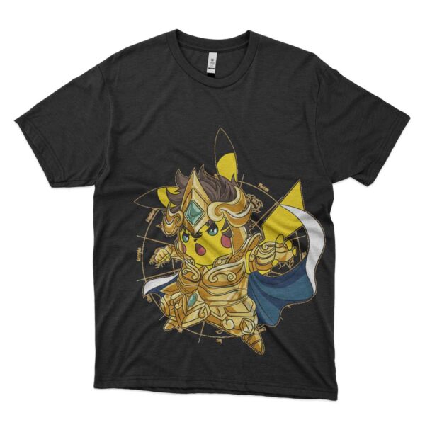 camiseta pikachu caballeros del zodiaco