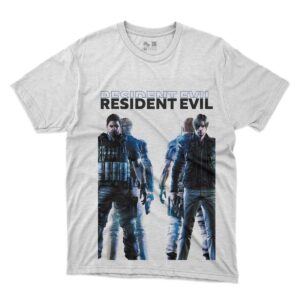 camiseta resident evil leon y chris