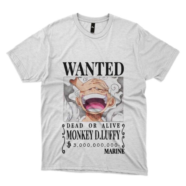 camiseta luffy gear 5 hombre