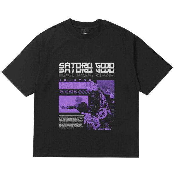 camiseta oversize satoru gojo