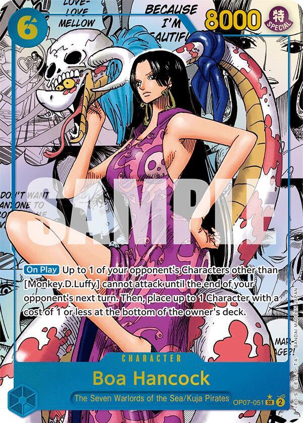 carta mas rara boa hancock op