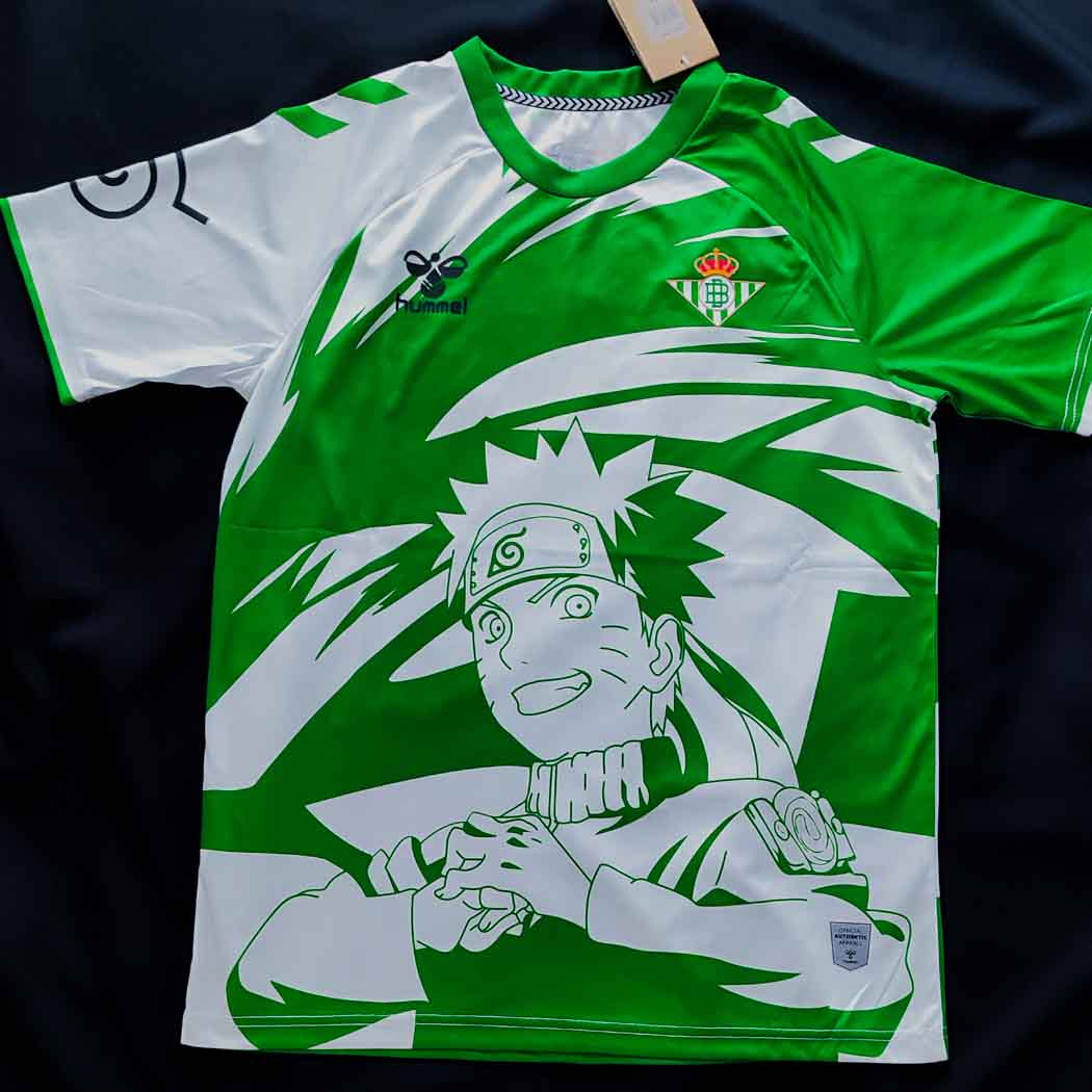 betis camiseta edicion limitada naruto