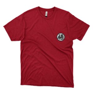 camiseta de dragon ball rojo