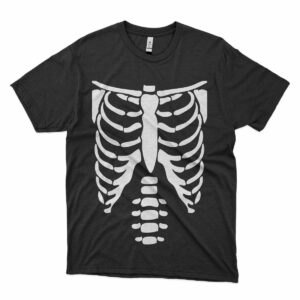 camiseta esqueleto halloween