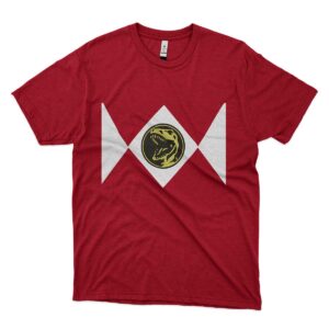 camiseta power ranger rojo