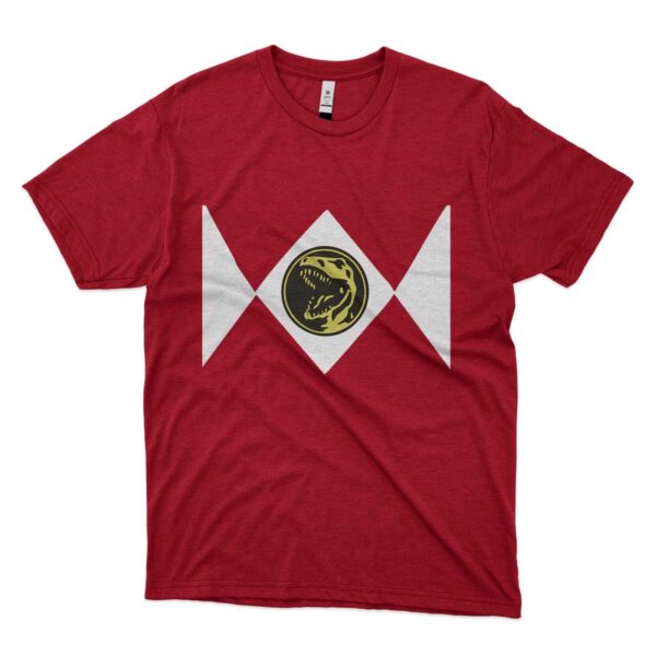 camiseta power ranger rojo