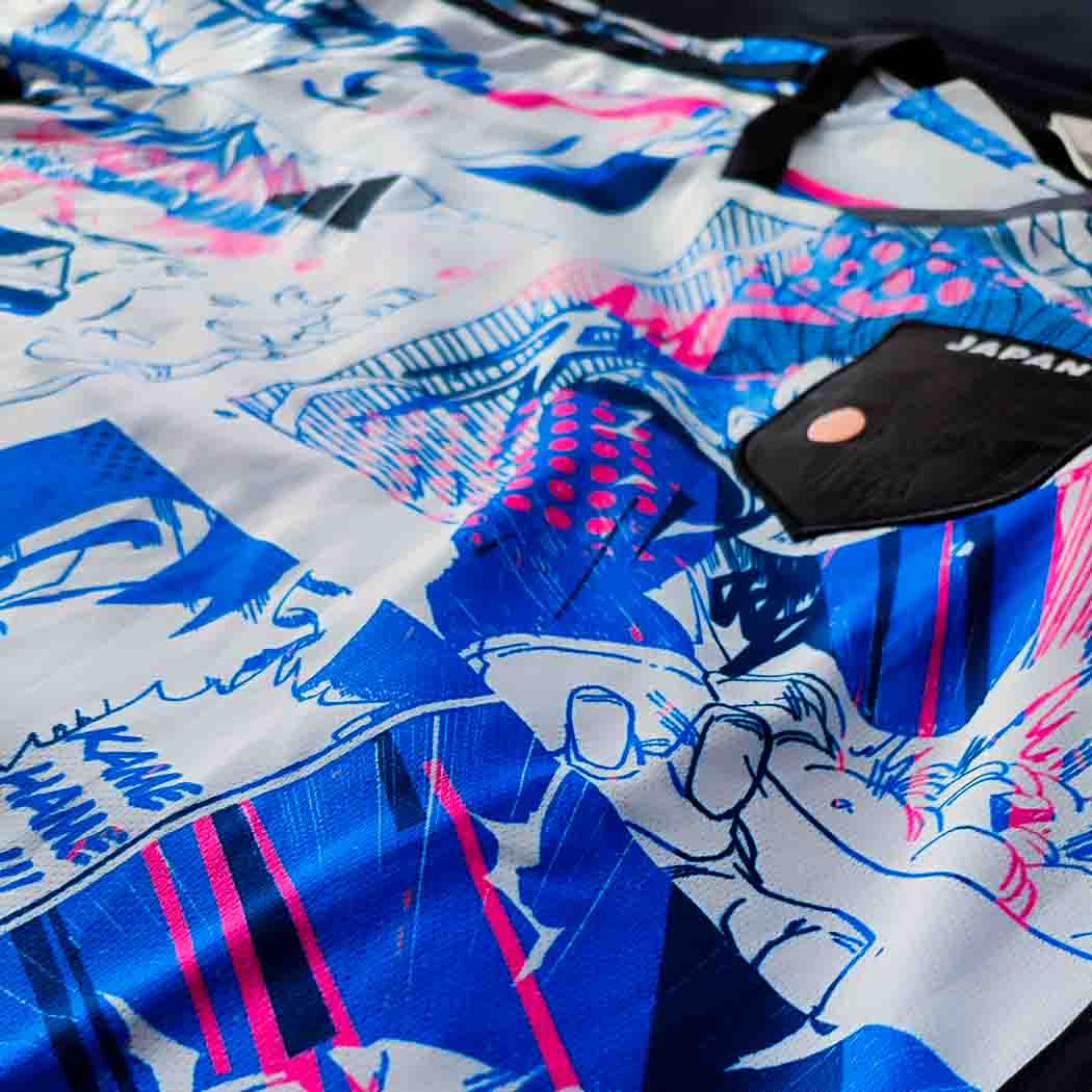 camiseta sleccion japon anime ecuador