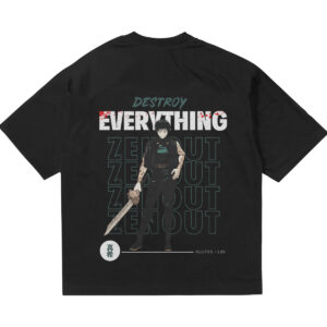 Camiseta "Exclusiva" Oversize de Jujutsu Kaisen - Maki ZenOut