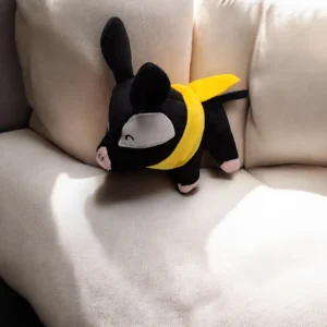 peluche pchan cerdido negro