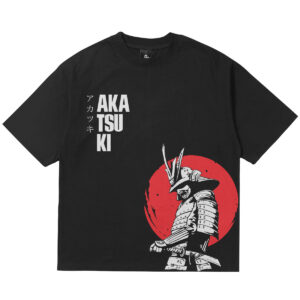 camiseta overzise negra mugen