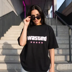 Camiseta Oversize GTA Wasted