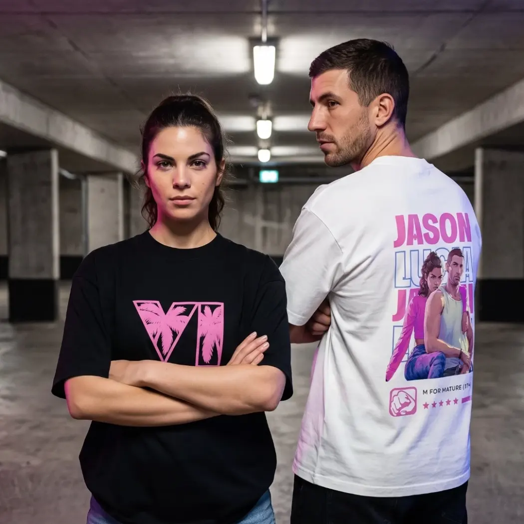 camisetas del gta jason y lucia